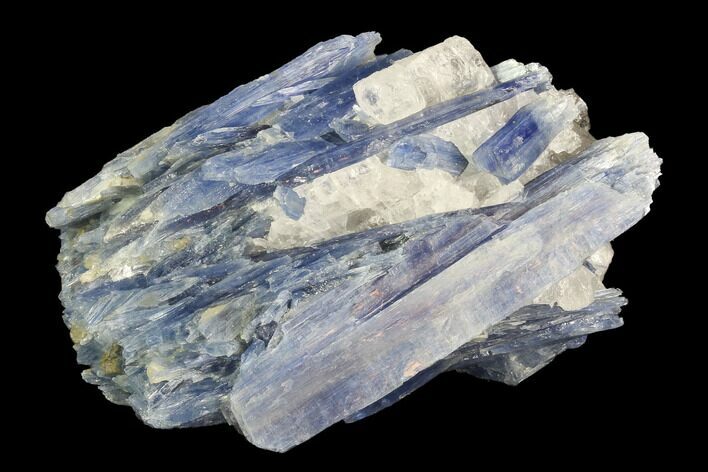 Vibrant Blue Kyanite Crystals With Quartz - Brazil #97963